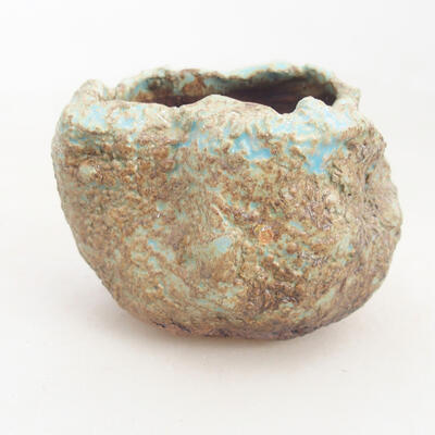 Ceramiczna skorupa 5 x 4 x 5,5 cm, kolor brązowo-niebieski - 1