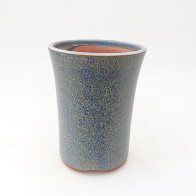 Ceramiczna miska bonsai 10 x 10 x 13,5 cm, kolor niebieski - 1