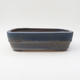 Ceramiczna miska bonsai 25 x 19 x 7 cm, kolor brązowo-niebieski - 2. jakość - 1/4