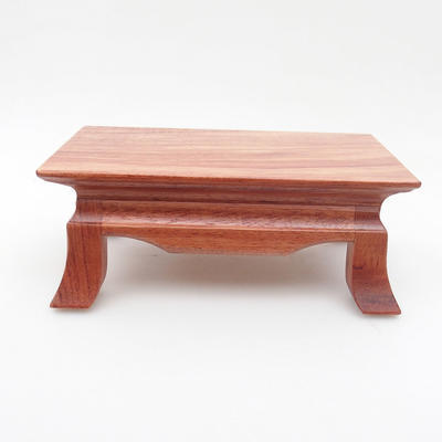 Drewniany stół pod bonsai jasnobrązowy 17 x 11 x 6 cm - 1