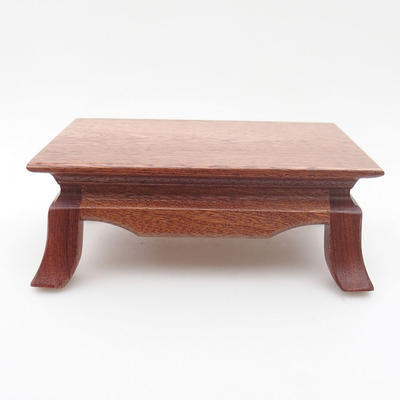 Drewniany stół pod bonsai jasnobrązowy 17,5 x 14 x 6,5 cm - 1