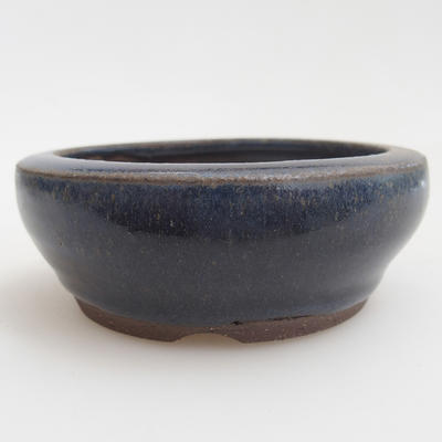 Ceramiczna miska bonsai 8 x 8 x 3 cm, kolor niebieski - 1