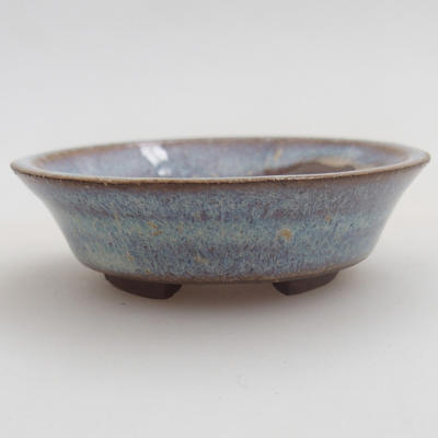 Ceramiczna miska bonsai 5,5 x 5,5 x 1,5 cm, kolor niebieski - 1