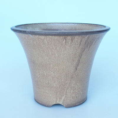 Ceramiczna miska bonsai 27 x 27 x 21 cm kolor beżowo-beżowy - 1