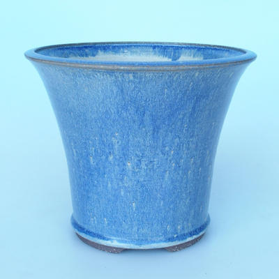 Ceramiczna miska bonsai 25 x 25 x 21 cm kolor niebieski - 1