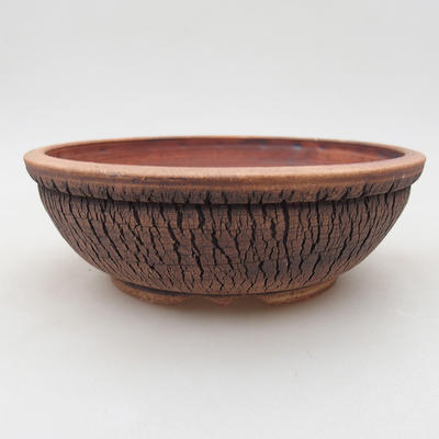 Ceramiczna miska bonsai 15 x 15 x 4,5 cm, kolor spękany - 1
