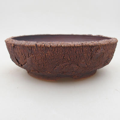Ceramiczna miska bonsai 17 x 17 x 5 cm, kolor spękany - 1