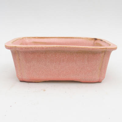 Ceramiczna miska bonsai 2. jakości -17,5 x 13 x 6 cm, kolor różowy - 1