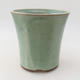 Ceramiczna miska bonsai 15 x 15 x 15 cm, kolor zielony - 1/3