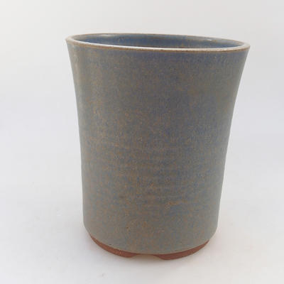 Ceramiczna miska bonsai 15 x 15 x 17 cm, kolor niebieski - 1