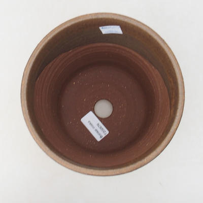 Ceramiczna miska bonsai 16 x 16 x 16 cm, kolor brązowy - 1