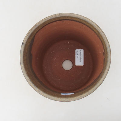 Ceramiczna miska bonsai 15 x 15 x 17,5 cm, kolor brązowy - 1