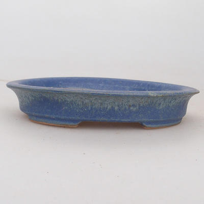 Ceramiczna miska bonsai 12,5 x 10,5 x 2,5 cm, kolor niebieski - 2. jakość - 1