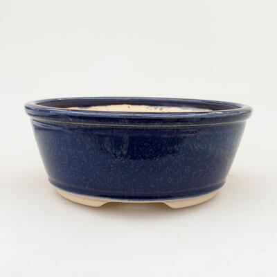 Ceramiczna miska bonsai 14,5 x 14,5 x 5,5 cm, kolor niebieski - 1