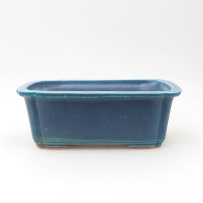 Ceramiczna miska bonsai 17 x 12,5 x 6,5 cm, kolor niebieski - 1