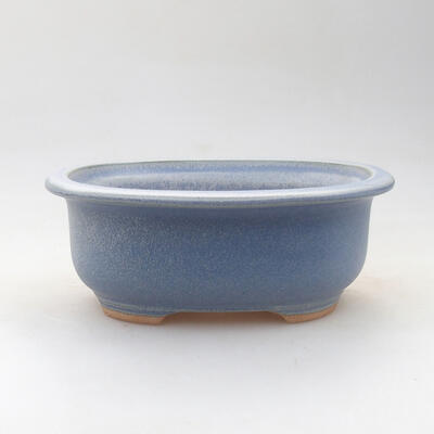 Ceramiczna miska bonsai 15 x 12 x 6 cm, kolor niebieski - 1