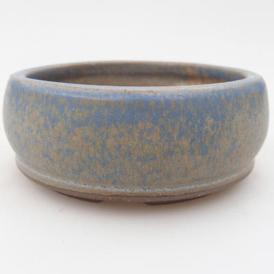 Ceramiczna miska bonsai 10 x 10 x 3,5 cm, kolor niebieski - 1