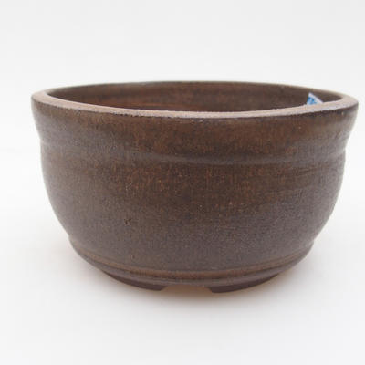 Ceramiczna miska bonsai 11 x 11 x, 6 cm, kolor brązowy - 1