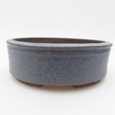 Ceramiczna miska bonsai 16 x 16 x 5,5 cm, kolor niebieski - 1