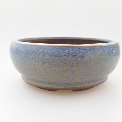 Ceramiczna miska bonsai 10 x 10 x 4,5 cm, kolor niebieski - 1