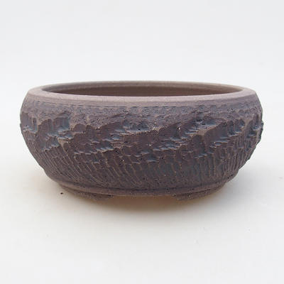 Ceramiczna miska bonsai 13,5 x 13,5 x 6 cm, kolor szary - 1