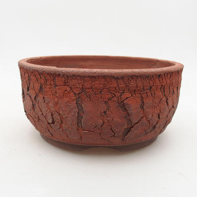 Ceramiczna miska bonsai 15 x 15 x 7 cm, kolor szary - 1