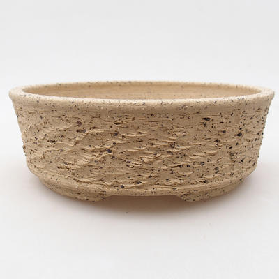 Ceramiczna miska bonsai 16,5 x 16,5 x 5,5 cm, kolor szary - 1