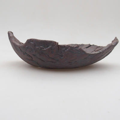 Ceramiczna skorupa 16,5 x 12 x 5,5 cm, kolor szary - 1
