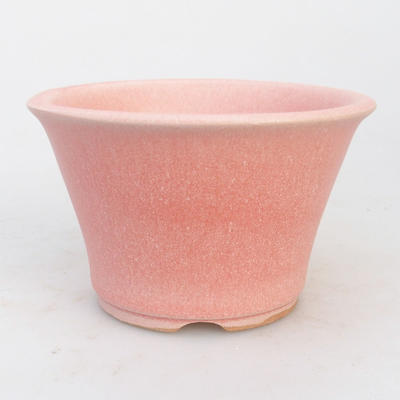 Ceramiczna miska bonsai 11 x 11 x 7 cm, kolor różowy - 1
