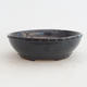 Ceramiczna miska bonsai 18 x 18 x 5,5 cm, kolor czarny - 2. jakość - 1/4