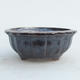 Ceramiczna miska bonsai 11 x 11 x 4,5 cm, kolor brązowy - 2. jakość - 1/4