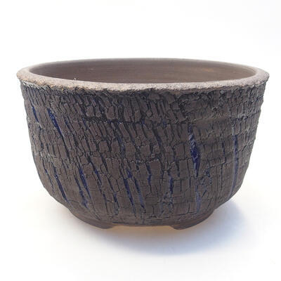 Ceramiczna miska bonsai 14,5 x 14,5 x 9 cm, kolor spękany - 1