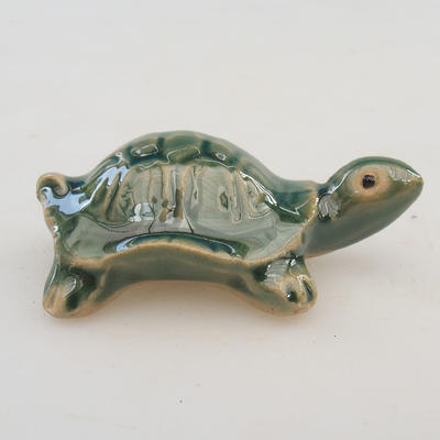 Ceramiczna figurka - duży żółw - 1