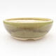 Ceramiczna miska bonsai 14 x 14 x 5 cm, kolor zielony - 1/3