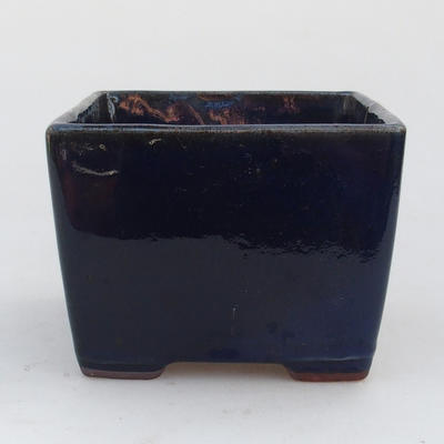 Ceramiczna miska bonsai 12 x 12 x 8,5 cm, kolor niebieski - 2. jakość - 1
