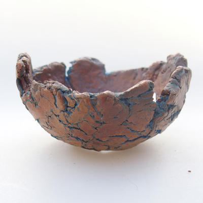 Ceramiczna skorupa 6 x 6 x 4 cm, kolor niebieski - 1
