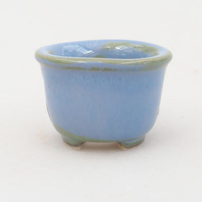 Mini miska bonsai 4 x 4 x 2,5 cm, kolor niebieski - 1