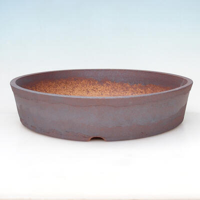 Ceramiczna miska bonsai 36,5 x 36,5 x 7,5 cm, kolor brązowy - 1