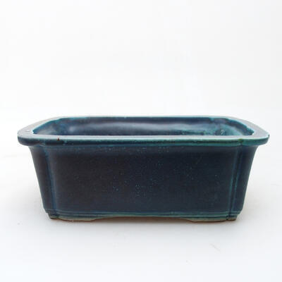 Ceramiczna miska bonsai 17 x 12,5 x 6 cm, kolor niebieski - 1