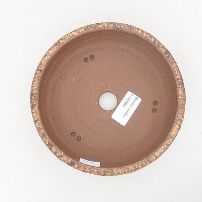 Ceramiczna miska bonsai 16 x 16 x 4,5 cm, kolor szary - 1