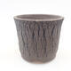 Ceramiczna miska bonsai 12 x 12 x 10 cm, kolor czarny - 1/3