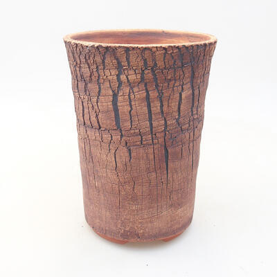 Ceramiczna miska bonsai 14 x 14 x 18,5 cm, kolor szary - 1