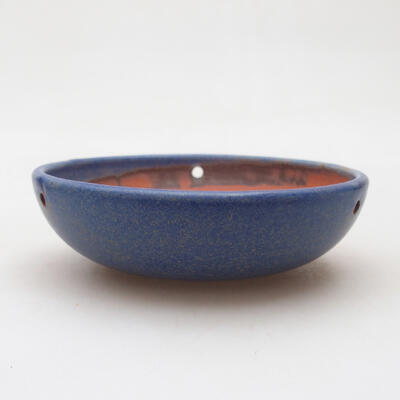 Miska ceramiczna 12 x 12 x 4 cm, kolor niebieski - 1