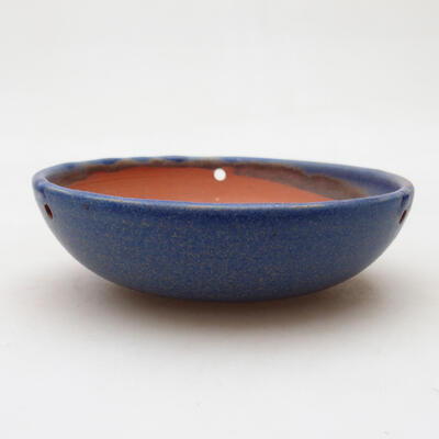 Miska ceramiczna 12,5 x 12,5 x 3,5 cm, kolor niebieski - 1