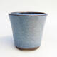 Ceramiczna miska bonsai 8 x 8 x 7 cm, kolor niebieski - 1/3