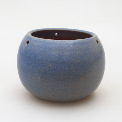 Miska ceramiczna 10 x 10 x 7 cm, kolor niebieski - 1