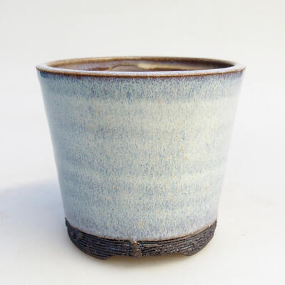 Ceramiczna miska bonsai 8 x 8 x 7 cm, kolor niebieski - 1