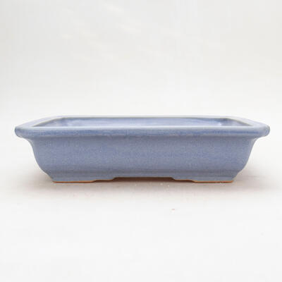 Ceramiczna miska bonsai 18,5 x 13,5 x 4,5 cm, kolor niebieski - 1