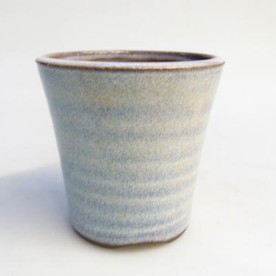 Ceramiczna miska bonsai 7,5 x 7,5 x 8 cm, kolor niebieski - 1