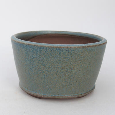Ceramiczna miska bonsai 9,5 x 9,5 x 5,5 cm, kolor niebieski - 1